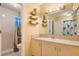 Clean bathroom with shower, toilet, and vanity at 1098 Soria Ave, Orlando, FL 32807