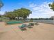 Relaxing poolside lounge area with beautiful lake views at 1140 S Orlando Ave # J6, Maitland, FL 32751