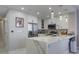 Modern kitchen with marble island and stainless steel appliances at 13427 Blue Heron Beach Dr # 1001, Orlando, FL 32821