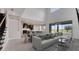 Open living room with high ceilings and view at 1551 Gateway Ln, Kissimmee, FL 34746