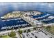 Aerial view of marina with many boats at 225 W Seminole Blvd # 412, Sanford, FL 32771