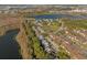 Aerial view of community near a lake at 2536 Lemon Tree Ln, Orlando, FL 32839