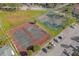 Aerial view of two tennis courts at 2536 Lemon Tree Ln, Orlando, FL 32839