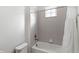 Clean bathroom with a bathtub and shower at 266 Southfield St, Kissimmee, FL 34747