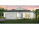 Two-story home with gray roof and white exterior at 2753 Redblush Ter, St Cloud, FL 34772