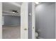 Small half bathroom with toilet and vanity at 2760 Curpin Ln, Orlando, FL 32825