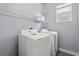 Well-lit laundry room with shelving and new appliances at 2760 Curpin Ln, Orlando, FL 32825