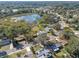 Aerial view of the house and surrounding neighborhood at 3710 Sutton Dr, Orlando, FL 32810