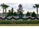 Hartwood Landing community entrance with festive decorations at 4457 Lions Gate Ave, Clermont, FL 34711