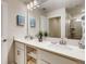 Double vanity bathroom with modern finishes at 4731 Clock Tower Dr # 203, Kissimmee, FL 34746