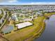 Aerial view of community amenities including pools, courts and clubhouse at 4731 Clock Tower Dr # 203, Kissimmee, FL 34746