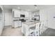 Modern kitchen featuring white cabinets and granite countertops at 4823 Cranberry Way, Lakeland, FL 33811