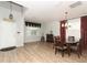 Bright dining room with a wood table, chandelier, and hardwood floors at 528 Legacy Park Dr, Casselberry, FL 32707