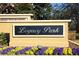 Community entrance sign for Legacy Park at 528 Legacy Park Dr, Casselberry, FL 32707