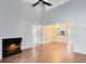 Bright living area with a fireplace and high ceilings at 549 Sun Ridge Pl # 104, Altamonte Springs, FL 32714