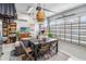 Bright garage conversion, featuring a dining area and open space at 13567 Abberwick Dr, Orlando, FL 32832
