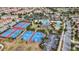 Community tennis and basketball courts at 13567 Abberwick Dr, Orlando, FL 32832