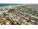 Aerial view of a beach neighborhood near the ocean at 14 River Dr, Ormond Beach, FL 32176