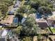 Aerial view showcasing home's private backyard, pool, and desirable neighborhood location at 2061 Petit Ct, Apopka, FL 32712