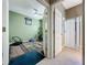 Home gym with exercise bike, weights, and yoga mat at 250 Bayou Bend Rd, Groveland, FL 34736