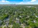 An aerial view of a neighborhood's tree-lined streets and beautiful rooftops, creating a serene and inviting atmosphere at 500 W Hazel St, Orlando, FL 32804