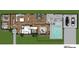 First floor plan showcasing a pool, open concept living, and two car garage at 500 W Hazel St, Orlando, FL 32804