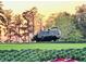 Large bronze bull statue accents the landscaped grounds at 5001 Latrobe Dr, Windermere, FL 34786