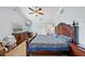 Main bedroom with king-size bed and walk-in closet at 5032 River Lake Rd, Winter Haven, FL 33884