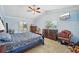 Bedroom with a king-size bed and plenty of dresser space at 5032 River Lake Rd, Winter Haven, FL 33884
