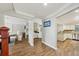 Open concept main living area with hardwood floors at 5032 River Lake Rd, Winter Haven, FL 33884