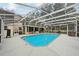 Refreshing pool with a large screened patio area at 5032 River Lake Rd, Winter Haven, FL 33884