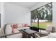 Relaxing screened porch with comfy seating and view of backyard at 606 Urick St, Fruitland Park, FL 34731
