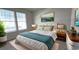 Main bedroom with king-size bed and stylish decor at 6554 Rover Way, St Cloud, FL 34771