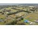 An aerial view showing the property's location and its surroundings at 851 Marllo Rd, Kissimmee, FL 34744
