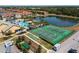 Community pool, tennis, and basketball courts at 8956 California Palm Rd, Kissimmee, FL 34747