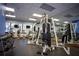 Community fitness center with strength training area at 8956 California Palm Rd, Kissimmee, FL 34747