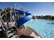Spiral water slide at community pool at 8956 California Palm Rd, Kissimmee, FL 34747