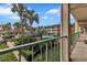 View from balcony overlooking the community pool and grounds at 122 Water Front Way # 370, Altamonte Springs, FL 32701