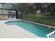 Inviting screened pool area with patio furniture at 2803 Lido Key Ct, Kissimmee, FL 34747