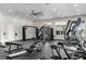 Large community gym with many options for exercise routines and state of the art work out equipment and great natural lighting at 3238 Arch Ave, Ormond Beach, FL 32174