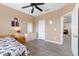 Comfortable bedroom with a double bed and a dresser at 351 Michigan Estates Cir, St Cloud, FL 34769