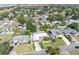 Aerial view showing a single-Gathering home in a residential neighborhood at 4437 Elaine Pl, Orlando, FL 32812