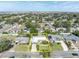 House and neighborhood shown in this wide aerial view at 4437 Elaine Pl, Orlando, FL 32812