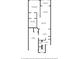 Single story home floor plan featuring an open concept living area and attached garage at 558 S Terrace Spring Dr, Orlando, FL 32828