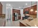 Kitchen with stainless steel appliances and an island at 558 S Terrace Spring Dr, Orlando, FL 32828
