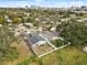 Aerial view showing two new construction homes at 722 W Kaley Ave, Orlando, FL 32805