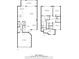 Two-story floor plan, 1869 sq ft, features primary bedroom, 2 additional bedrooms, garage, screened porch at 1402 Lisbon Ct, Davenport, FL 33896