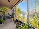 Relaxing screened porch overlooking a pond at 1402 Lisbon Ct, Davenport, FL 33896