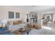 Open concept living and kitchen area with modern finishes at 1672 Hummingbird Rd, Winter Haven, FL 33884
