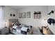 Baseball themed bedroom with bed and desk at 1680 Hummingbird Rd, Winter Haven, FL 33884